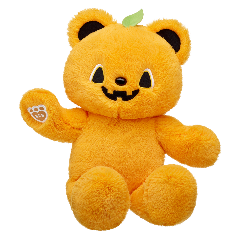 Light-Up Pumpkin Glow Teddy Bear