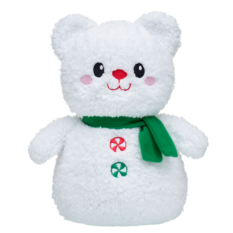 Snowman Teddy Bear with Scarf