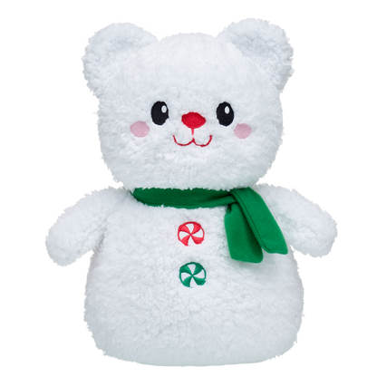 Snowman Teddy Bear with Scarf