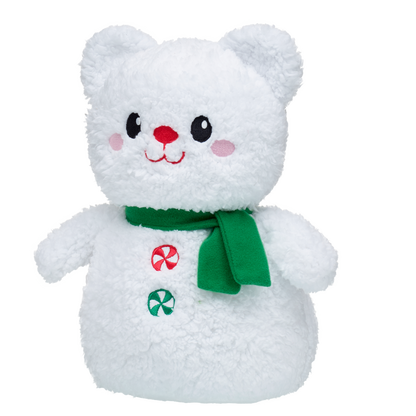 Snowman Teddy Bear with Scarf