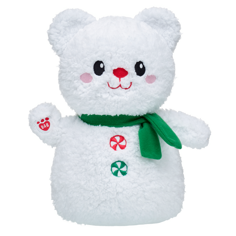 Snowman Teddy Bear with Scarf