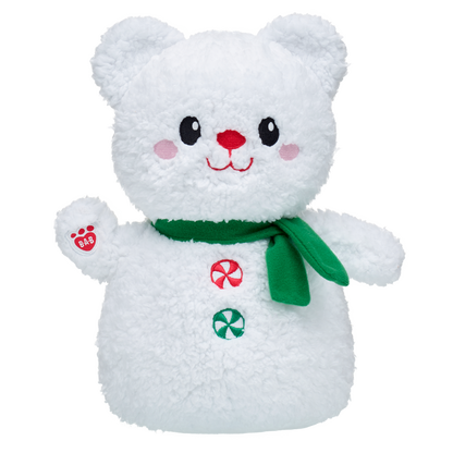 Snowman Teddy Bear with Scarf