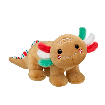 Gingerbread Axolotl Stuffed Animal