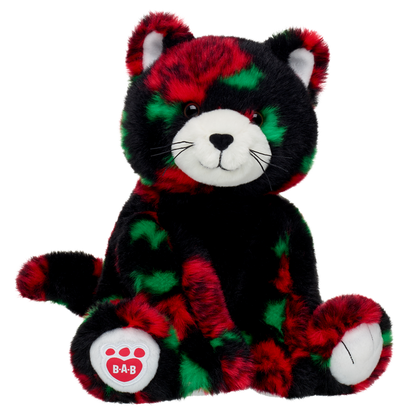 Red Rose Kitty Stuffed Animal