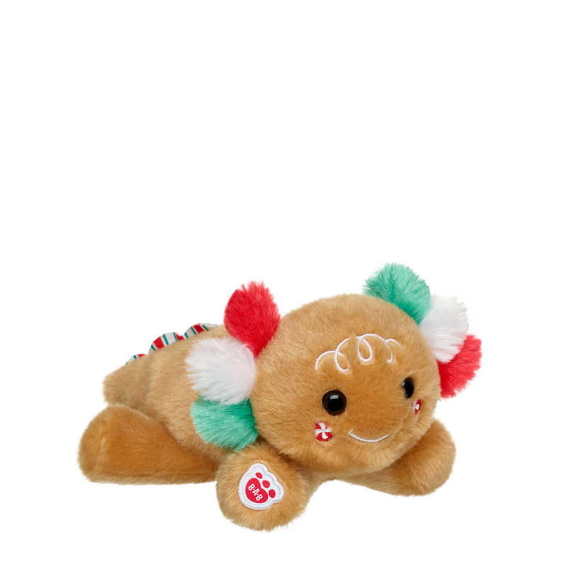 Build-A-Bear Mini Beans® Gingerbread Axolotl Stuffed Animal
