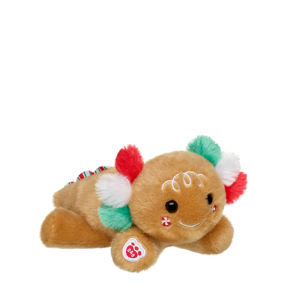 Build-A-Bear Mini Beans® Gingerbread Axolotl Stuffed Animal