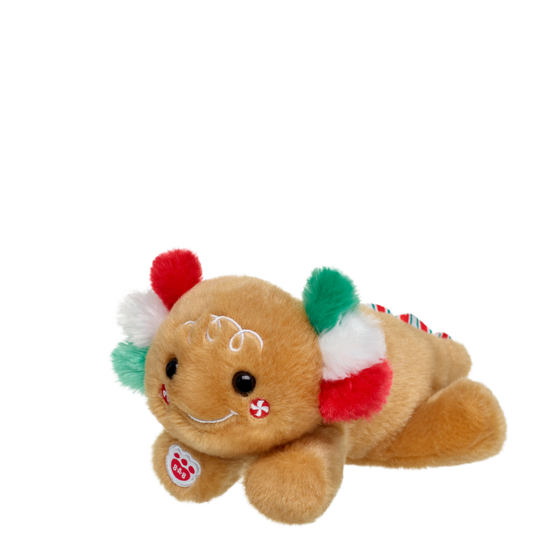 Build-A-Bear Mini Beans® Gingerbread Axolotl Stuffed Animal