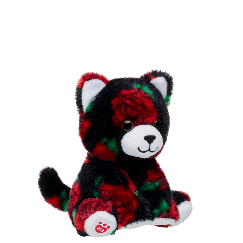 Build-A-Bear Mini Beans® Red Rose Kitty Stuffed Animal