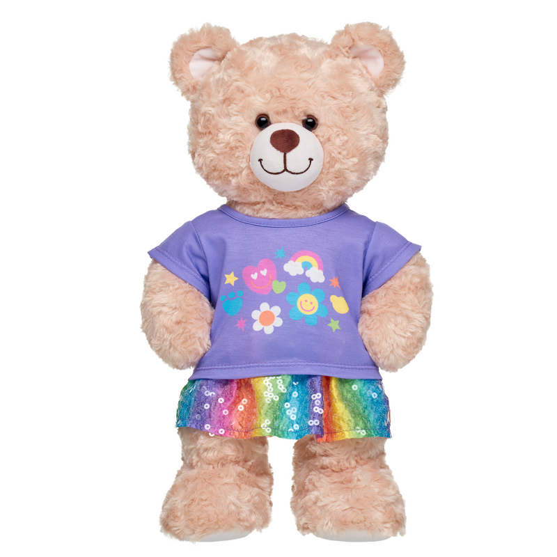 Rainbow Smiles Skirt Outfit