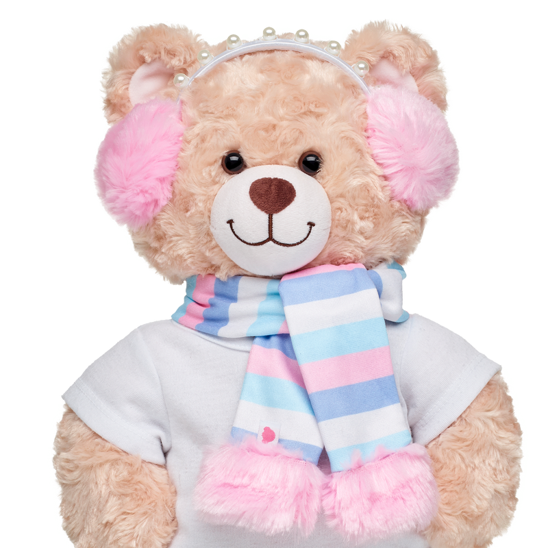 Pearl Earmuffs and Scarf Set