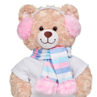 Pearl Earmuffs and Scarf Set