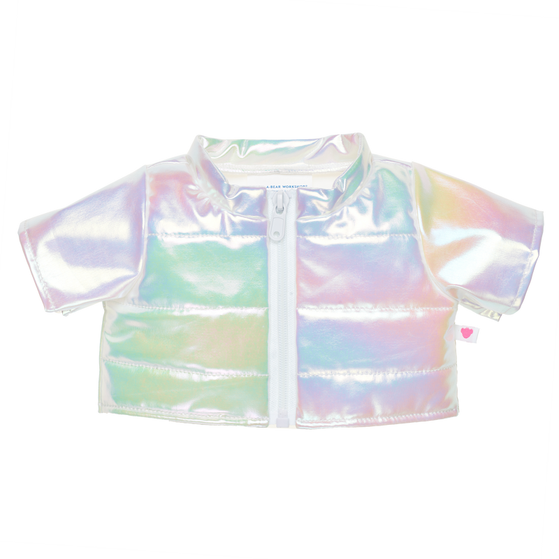 Pearlescent Puffer Coat