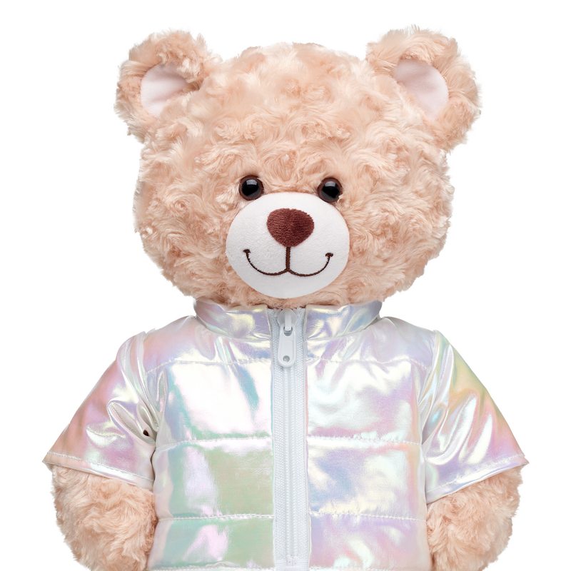 Pearlescent Puffer Coat