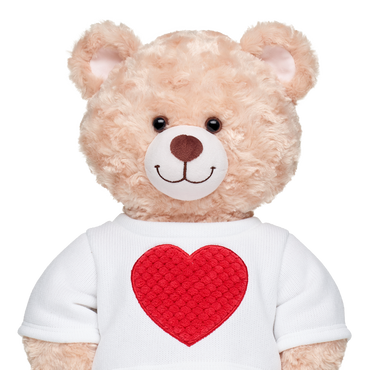 Red Sherpa Heart Sweater