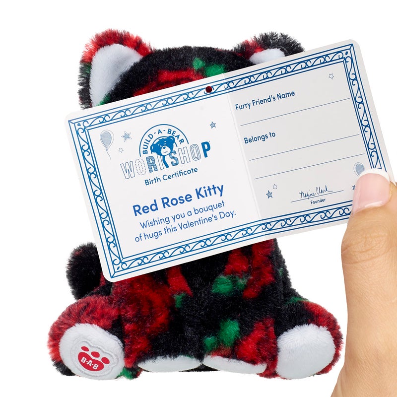 Build-A-Bear Mini Beans Red Rose Kitty Stuffed Animal | Build-A-Bear Workshop Australia Build-A-Bear Mini Beans Red Rose Kitty Stuffed Animal | Build-A-Bear Workshop Australia