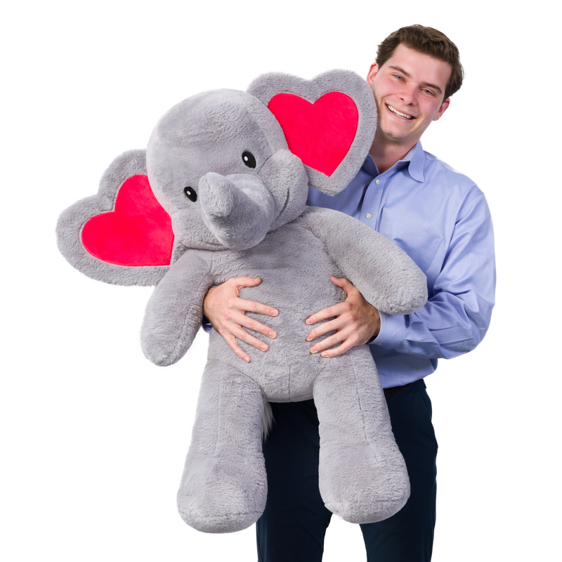 Giant Love You Tons Elephant Stuffed Animal