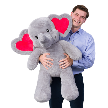 Giant Love You Tons Elephant Stuffed Animal