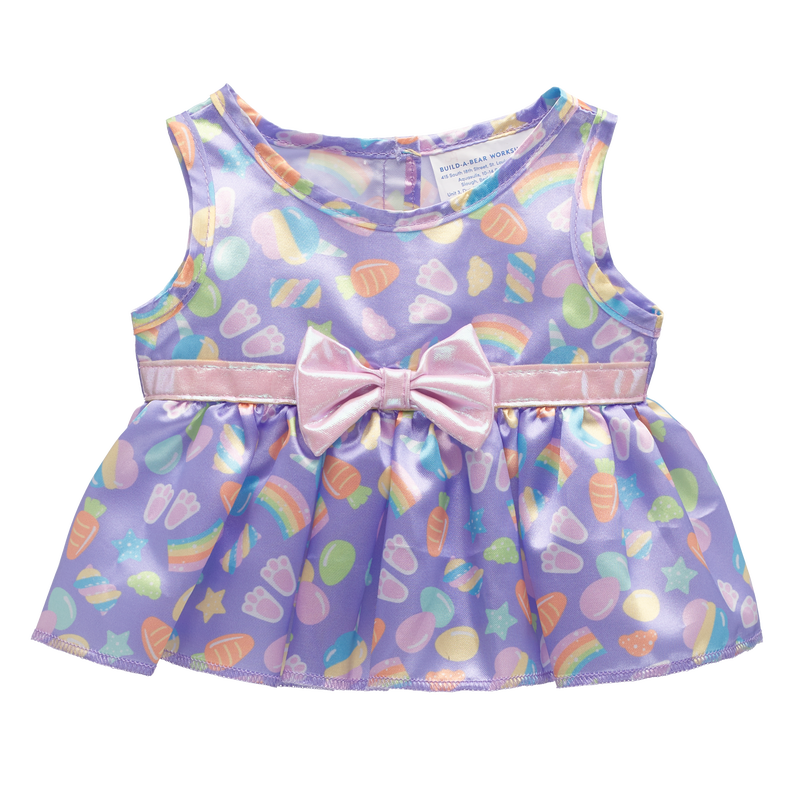 Easter Candy Print Dress