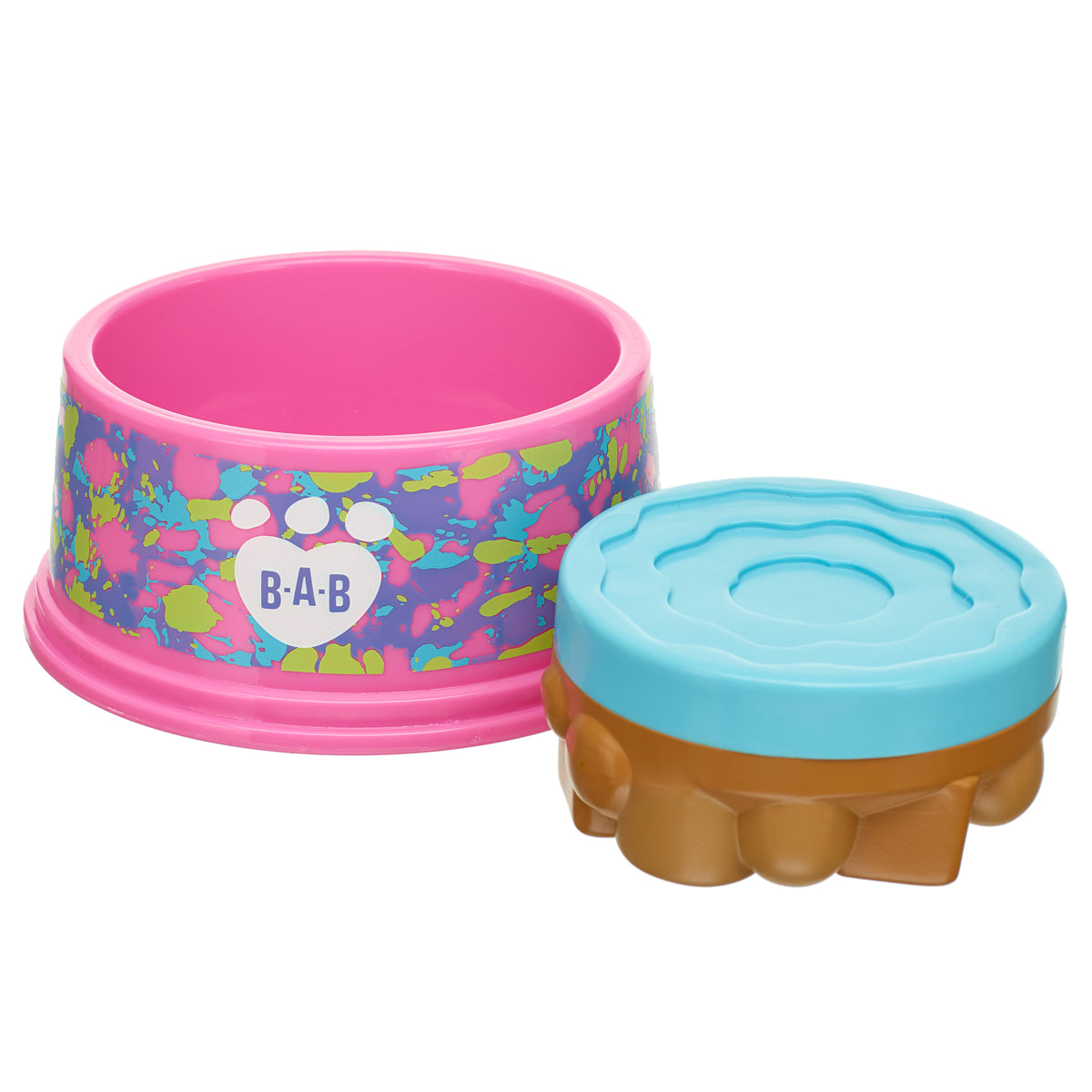 Build-A-Bear® Promise Pets™ Pink Tie-Dye Food Bowl