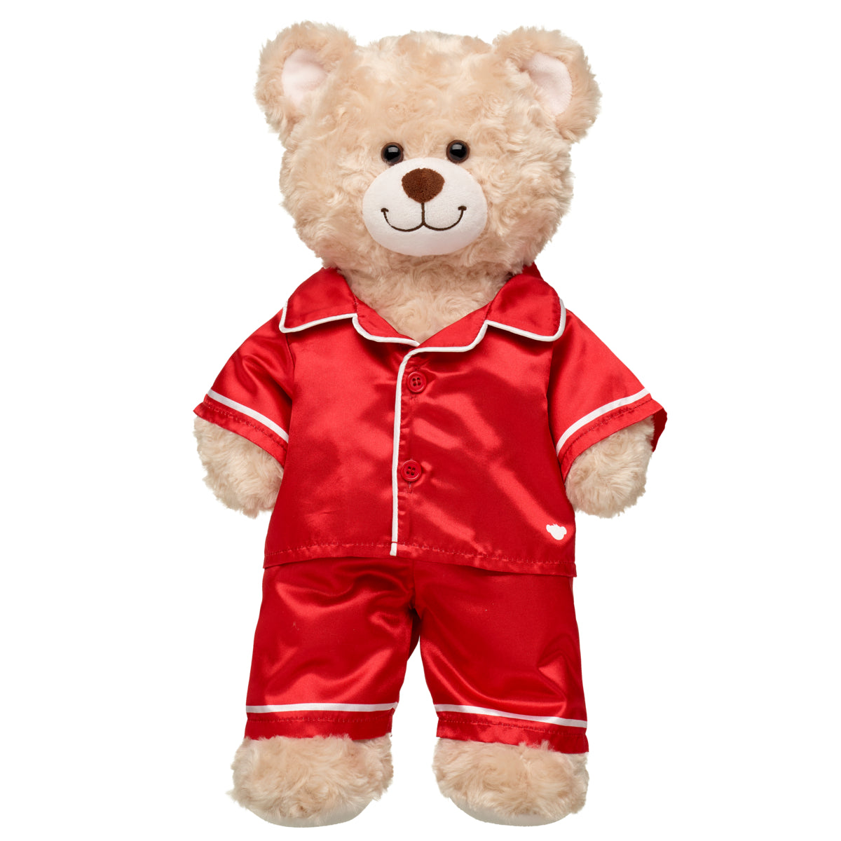 Red Shiny Satin Pyjama Set