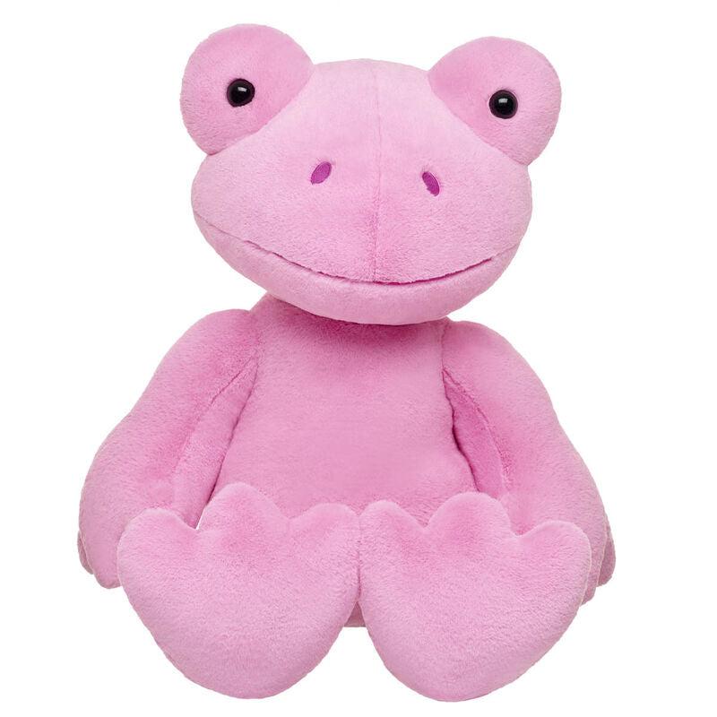 Giant Spring Pink Frog Stuffed Animal - Build-A-Bear Workshop Australia