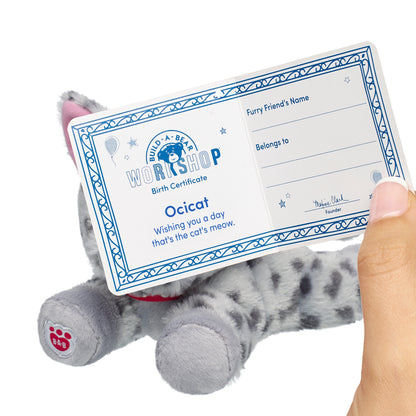 Build-A-Bear Mini Beans® Promise Pets™ Ocicat Stuffed Animal