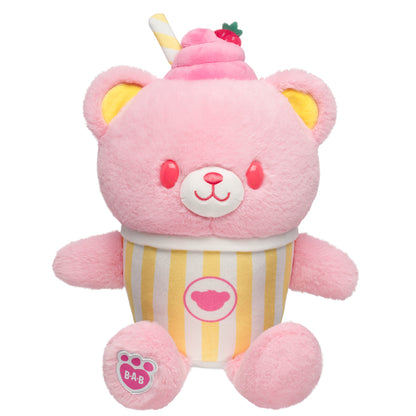 Strawberry Lemonade Bear Slushie Plushie
