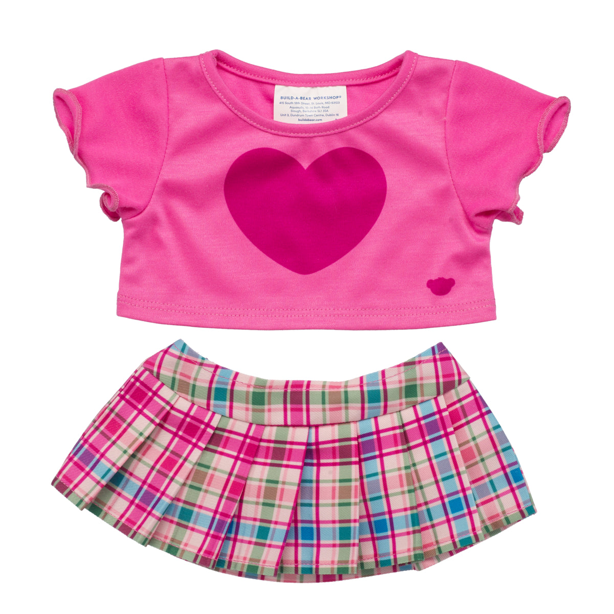 Plaid Skirt Set