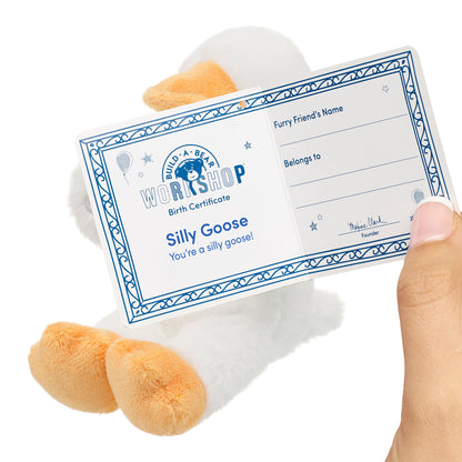 Build-A-Bear Workshop Mini Beans® Silly Goose Stuffed Plush