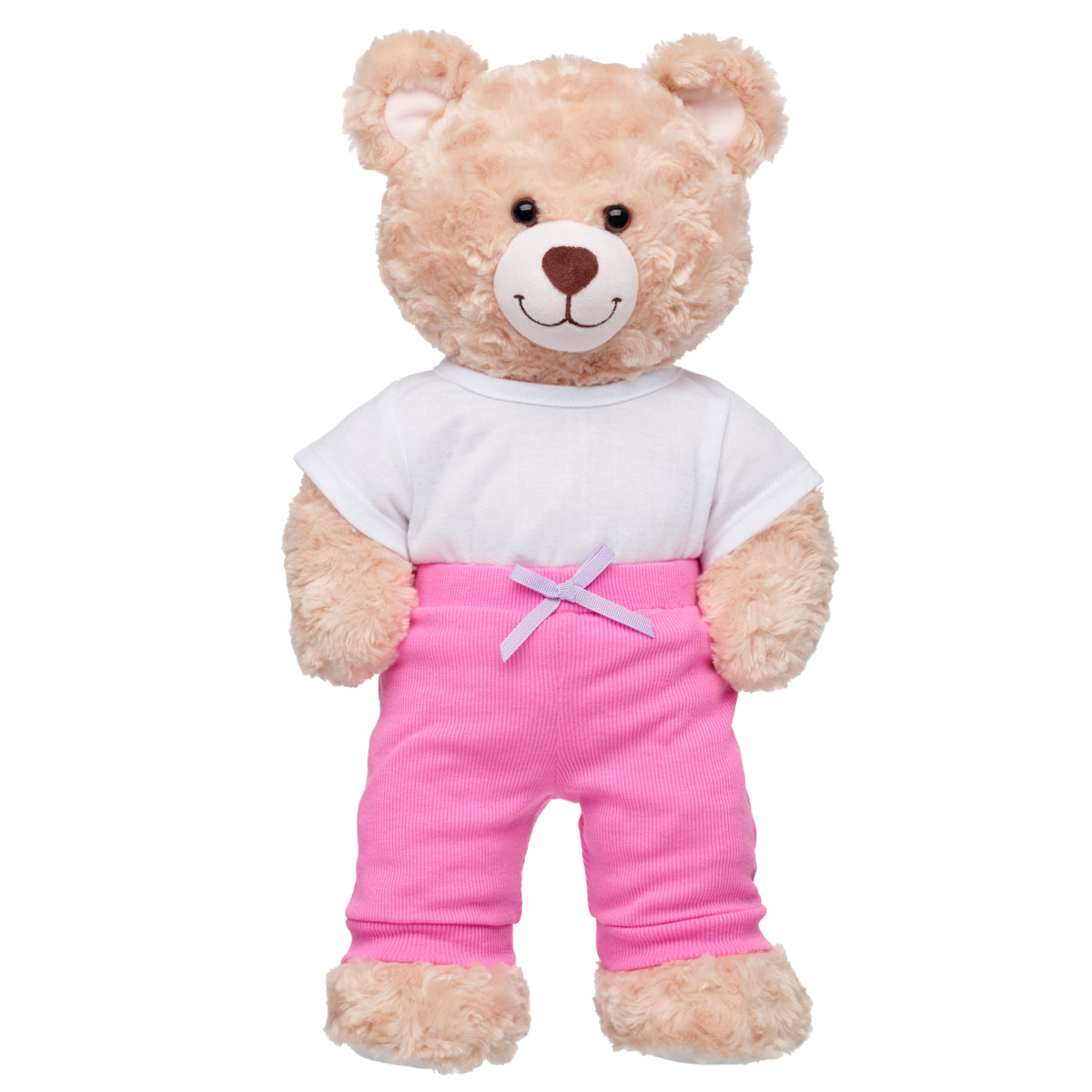 Pink Cozy Ribbed Jogger Pants