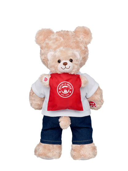 Build-A-Bear Mini Beans® Red Bear Carrier