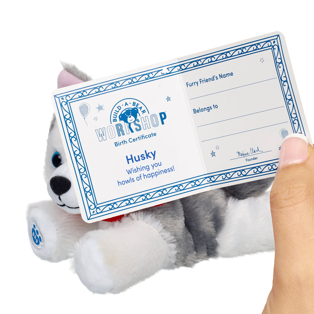 Build-A-Bear Mini Beans® Husky