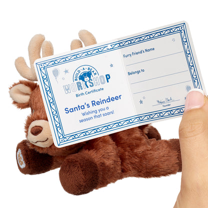 Build-A-Bear Mini Beans® Santas Reindeer Stuffed Animal