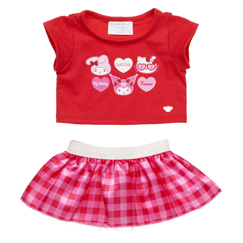 Sanrio® Hello Kitty® and Friends Galentine's Day Outfit - Build-A-Bear Workshop Australia