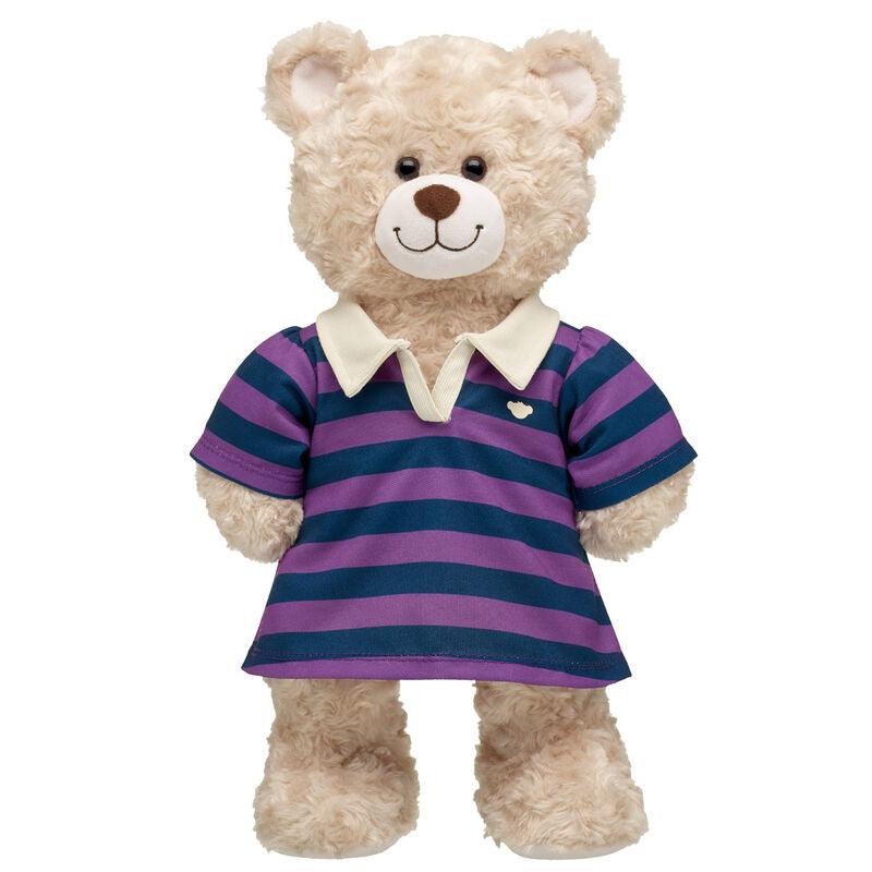 Navy and Purple Stripe Polo Dress - Build-A-Bear Workshop Australia