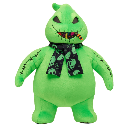 迪士尼蒂姆伯顿的圣诞夜惊魂霓虹 Oogie Boogie 毛绒玩具万圣节礼品套装