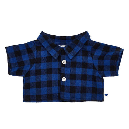 Blue Buffalo Check Shirt - Build-A-Bear Workshop Australia