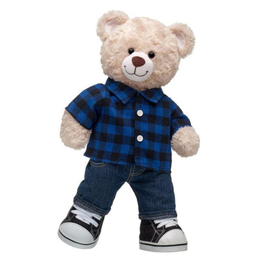 Blue Buffalo Check Shirt - Build-A-Bear Workshop Australia