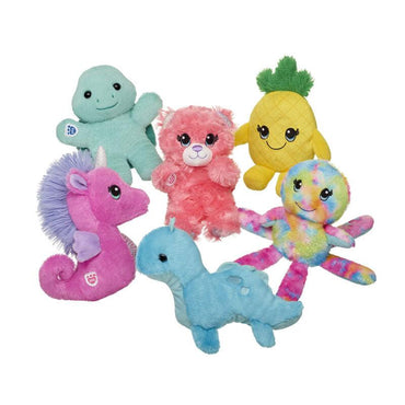 Build-A-Bear Mini Beans Rainbow Octopus Soft Toy Build-A-Bear Workshop Australia