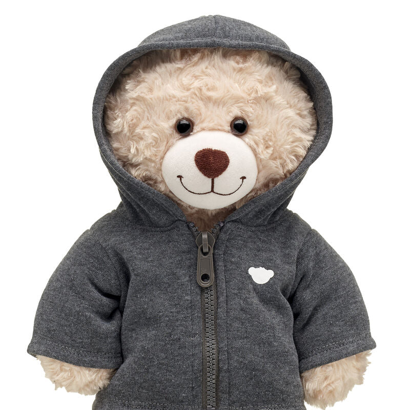 Charcoal Grey Zip Hoodie Build-A-Bear Workshop Australia