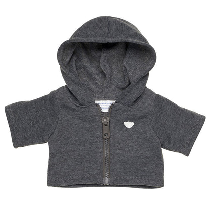 Charcoal Grey Zip Hoodie Build-A-Bear Workshop Australia