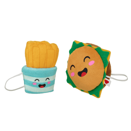 Cheeseburger and Fries Wristie Duo Build-A-Bear Workshop Australia