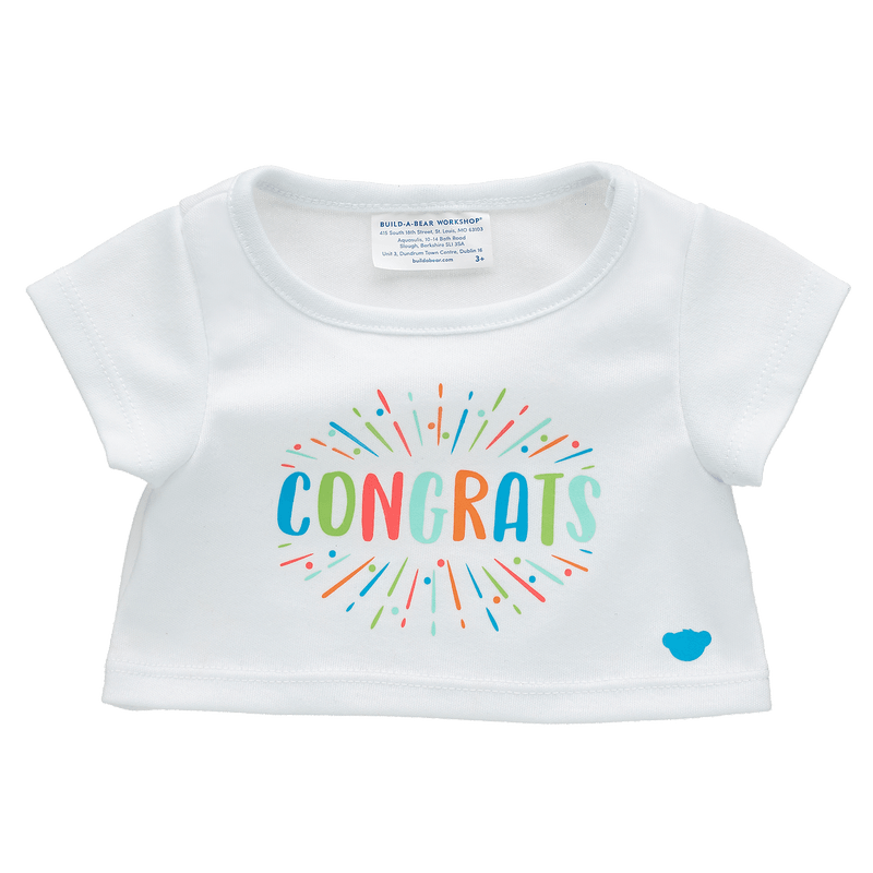 Colourful Congrats T-Shirt - Build-A-Bear Workshop Australia