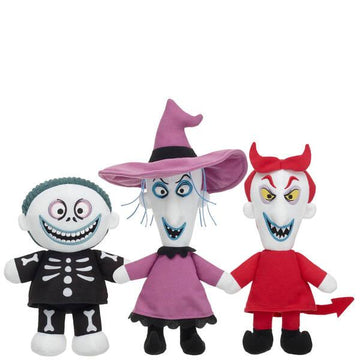 Disney Tim Burton's The Nightmare Before Christmas Lock, Shock, And Barrel Pre-Stuffed Set