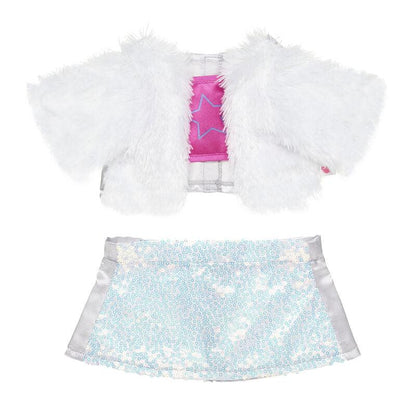 Faux Fur Sequin Skirt Outfit Build-A-Bear Workshop Australia