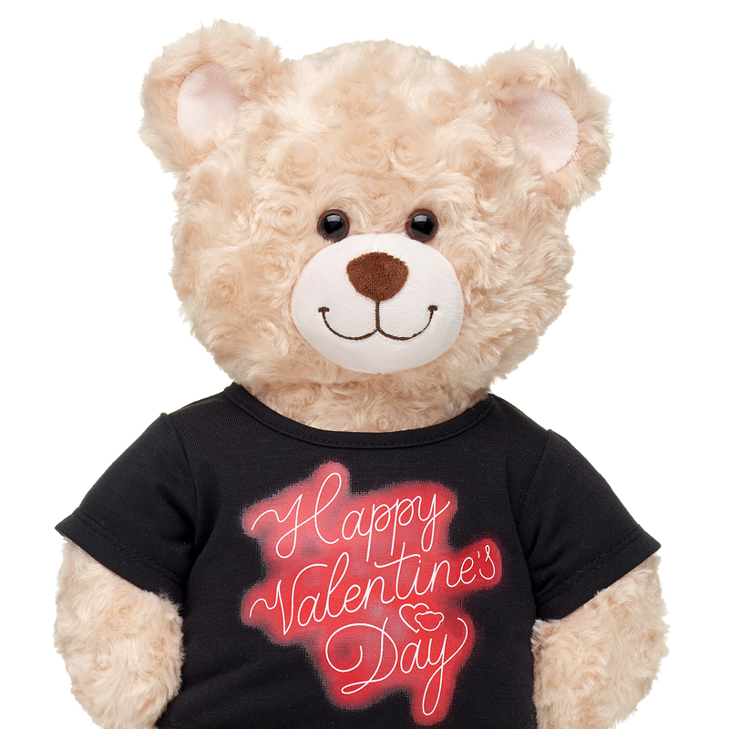 Happy Valentines Day Neon Shirt - Build-A-Bear Workshop Australia