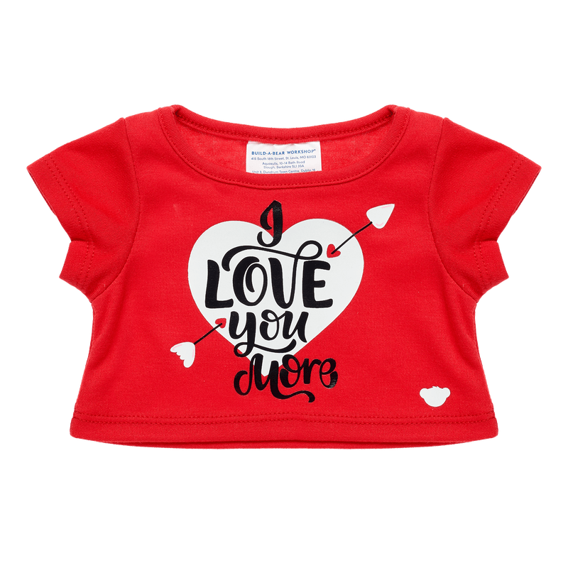 I Love You More T-Shirt Build-A-Bear Workshop Australia