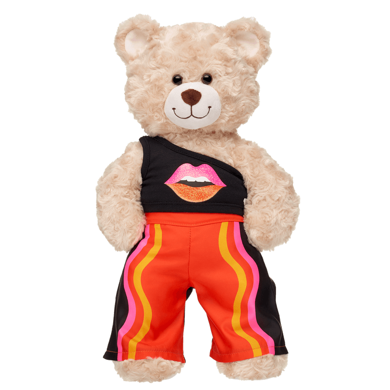 Jade Purple Brown Lip Tee and Pant Set - Build-A-Bear Workshop Australia