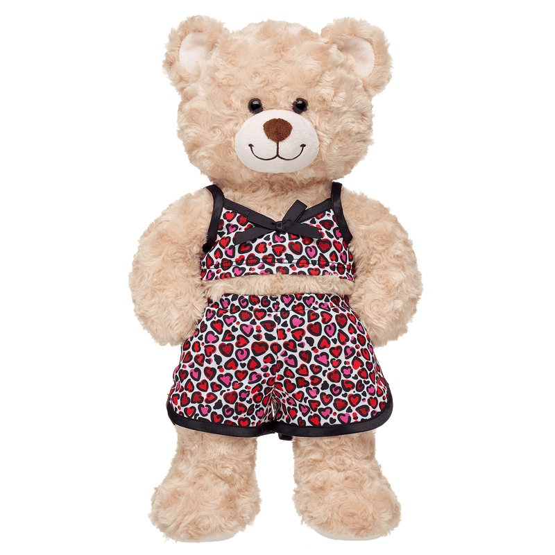 Leopard Hearts Cami Sleep Set - Build-A-Bear Workshop Australia