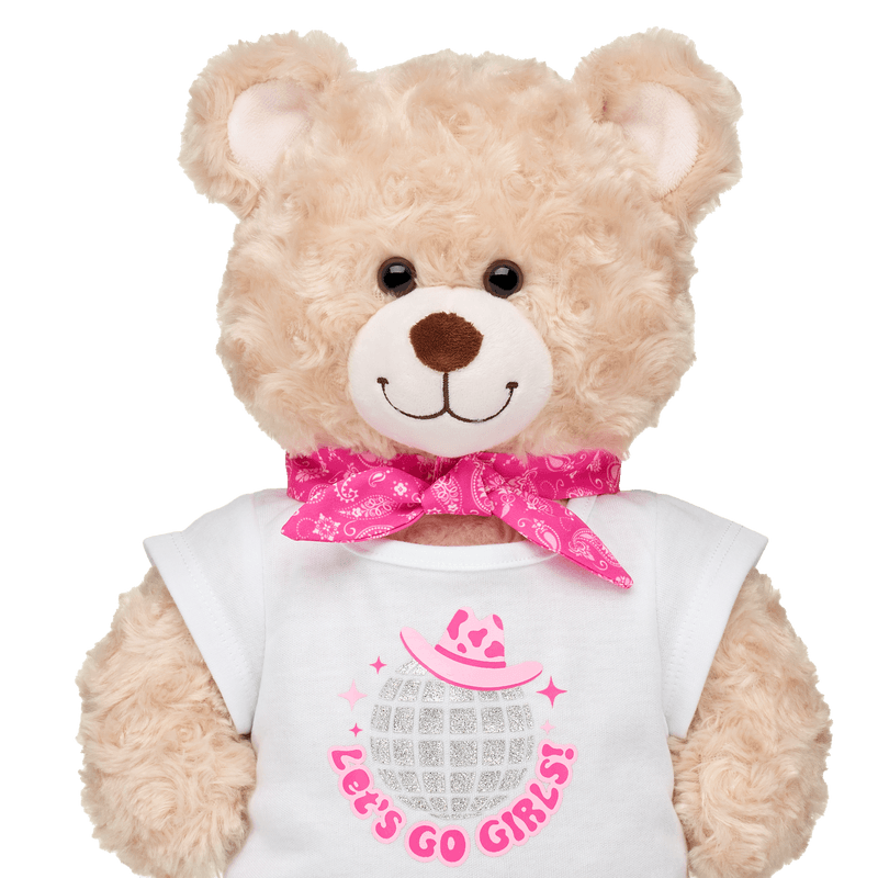 Build newest A Bear Workshop Magenta Bear-lien Hula Gift Set